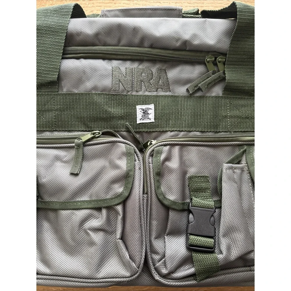 NRA Military Green Large Molle Duffel Bag New
